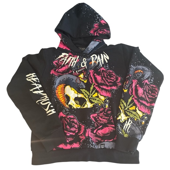 FAITH AND PAIN  by Rough Ride Co. HOODY - Picture 5 of 14